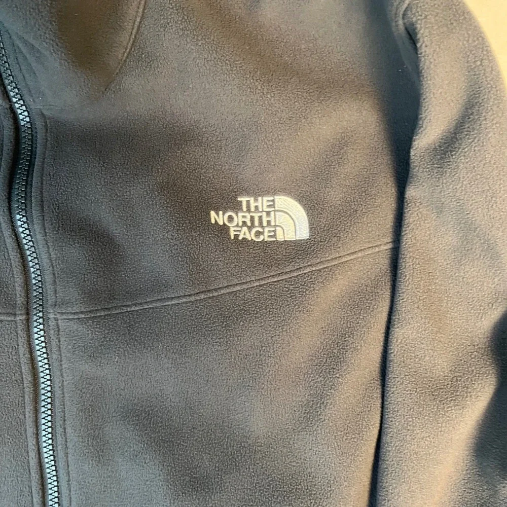 The North Face Mens XL Full Zip Fleece Jacket Charcoal Gray A6GZ FA13 Mock Neck